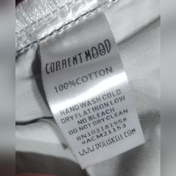 Current Mood Paint the Town Mom Jeans/ Button Fly/ NWOT/ SZ XL/ Cotton - Picture 6 of 16